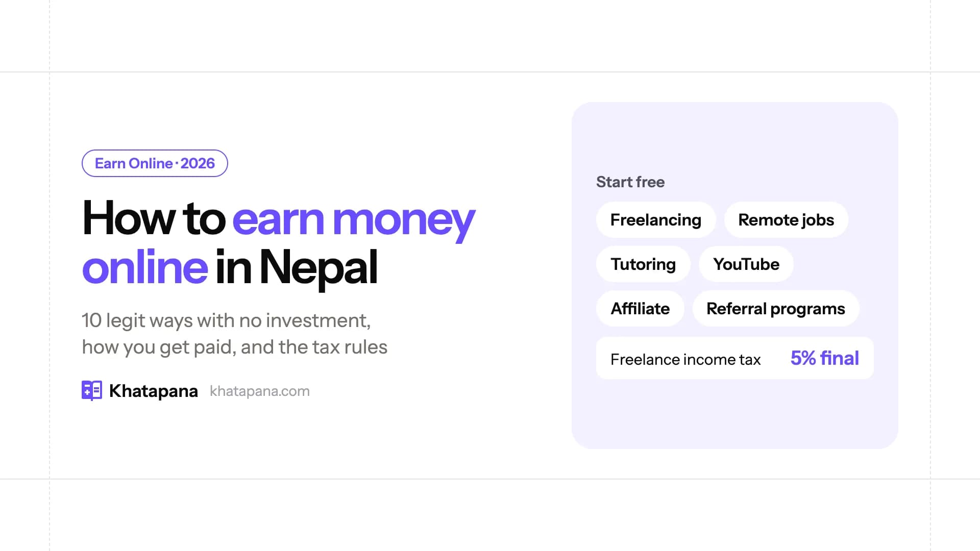 How to Earn Money Online in Nepal: 10 Legit Ways (2026)