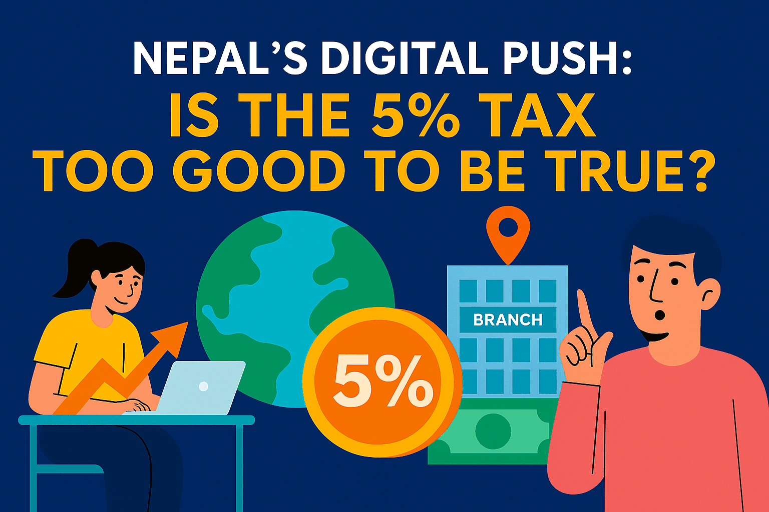 Digital Nepal Budget 2082: 5% Tax Rate on IT Exports Explained